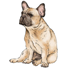 Watercolor Dog Clipart, Hand Painted Puppy PNG, Cute Pet Illustration, Whimsical Watercolor Dogs, Digital Dog Art Elements