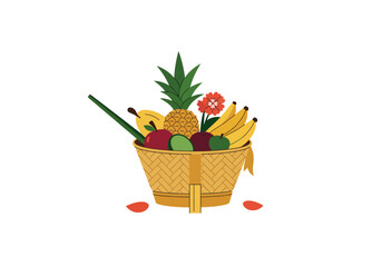 Powerful Nuclear Explosion Illustration.