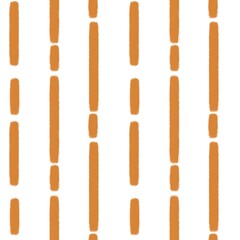 Seamless abstract geometric pattern. Orange, white. Illustration. Lines. Design for textile fabrics, wrapping paper, background, wallpaper, cover.