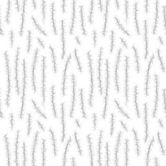 Seamless abstract geometric pattern. Background in black, white. Illustration. Lines, circles. Design for textile fabrics, wrapping paper, background, wallpaper, cover.