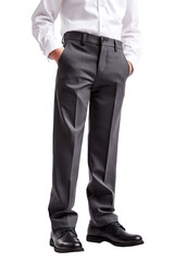 Gray trousers on a child