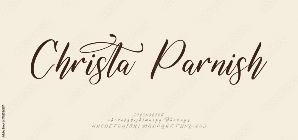 Poster handwritten script font. friendly handwritten display font. cute and fun font for writing wedding in