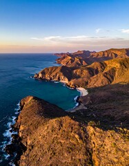 Coastal landscape at sunset (2)