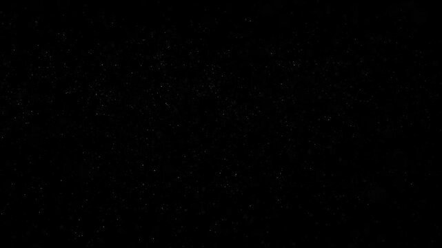 Shimmering Gold Dust Particles Floating Slowly | VFX Overlay on Black Background Loop

