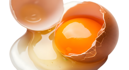 Cracked Egg with Yolk and White Splatter graphic whisk