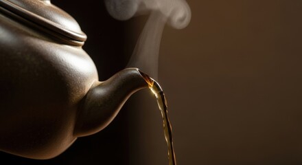 Serene Tea Pour: A Moment of Warmth and Tradition