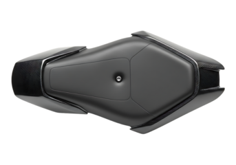 Dark gray geometric object isolated on transparent background