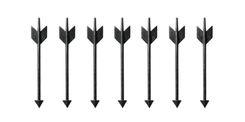 Arrows on the background. For designers, marketers. Popular image, illustration, object. Trade, economy.