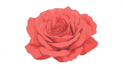 A romantic pink and red rose bouquet isolated on a white background