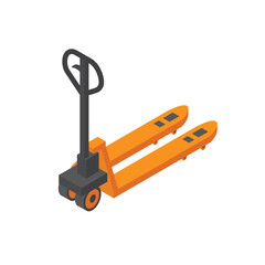 パレットトラック アイソメトリックイラスト01