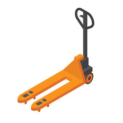 パレットトラック アイソメトリックイラスト01