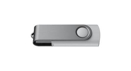 Realistic USB Flash Drive Mockup for Tech Branding and Data Storage Design Showcase