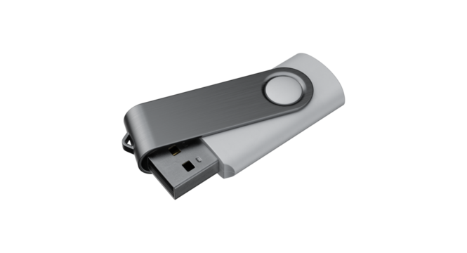 Realistic USB Flash Drive Mockup for Tech Branding and Data Storage Design Showcase