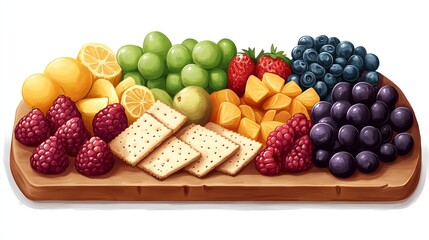 fresh fruit and berries