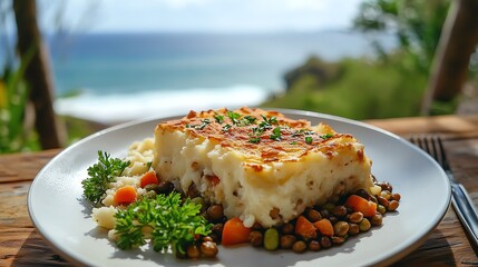 chicken breast with rice and vegetables