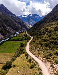 Mountain valley road (2)