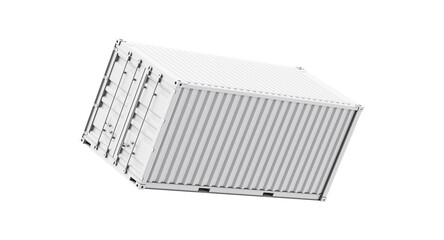 Shipping Container Mockup for Logistics and Freight Branding Showcase