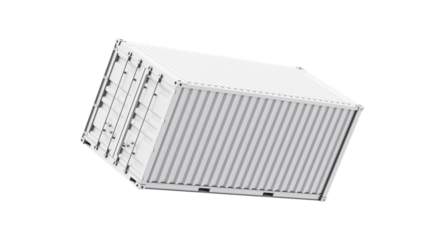 Shipping Container Mockup for Logistics and Freight Branding Showcase