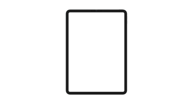 Modern Tablet Mockup with Customizable Screen for UI Design and Tech Presentation
