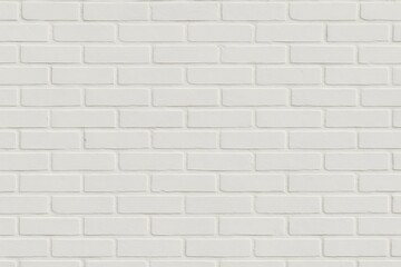 Fototapeta premium White brick wall background with a clean and modern aesthetic look