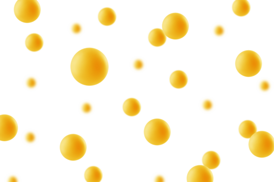 Falling Ping Pong Ball isolated on white background, selective focus