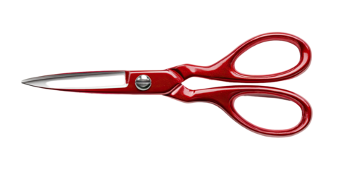 Red kitchen shears