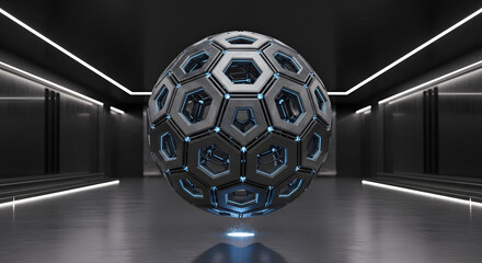 Futuristic Geometric Sphere