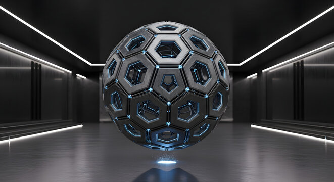 Futuristic Geometric Sphere