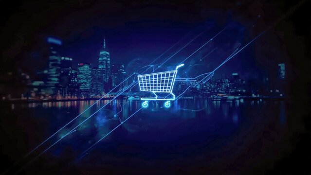 Shopping cart noodle Online advertising B2b marketplace Direct to consumer Hypersonix Display Shop Website bag Phygital Hyper personalization Bloomreach Digital compositing Supermarket Market Headles