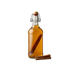 Aromatic Cinnamon Infused Apple Cider in Glass Swing-Top Bottle