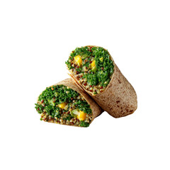 Delicious Quinoa and Kale Wrap with Corn - Healthy Vegan Meal