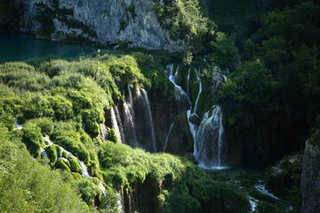 beautiful plivitce water landscapes in croatia