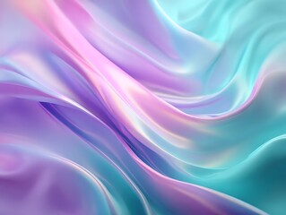 Fototapeta premium Vibrant Abstract Liquid Waves Background