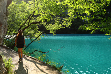 beautiful plivitce water landscapes in croatia