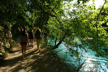 beautiful plivitce water landscapes in croatia