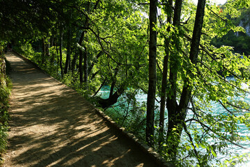 beautiful plivitce water landscapes in croatia