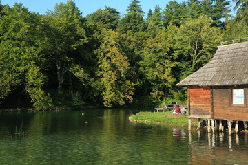 beautiful plivitce water landscapes in croatia