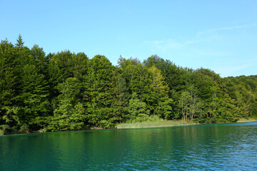 beautiful plivitce water landscapes in croatia