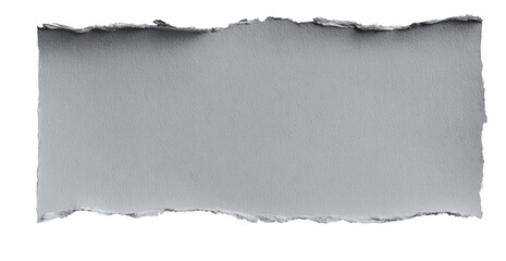 Ripped gray paper
