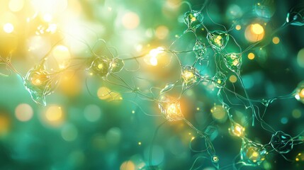 Glowing neural network