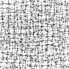 Obraz premium Abstract black and white grunge texture background vector design with grid and line pattern for web design