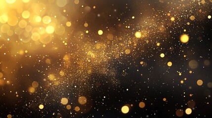 Golden glitter background