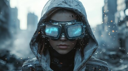 Future female figure