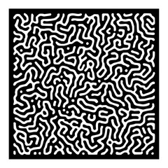 Abstract pattern maze background black and white line art design complex intricate geometric illustration 99 art