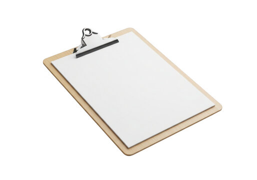 Clipboard isolated on transparent background