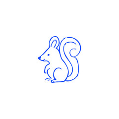 Simple black line drawing of an open email envelope