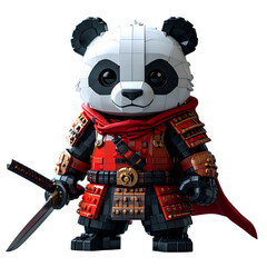 Panda warrior figure