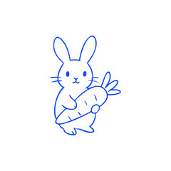 Fototapeta premium Cute cartoon raccoon with a decorative collar