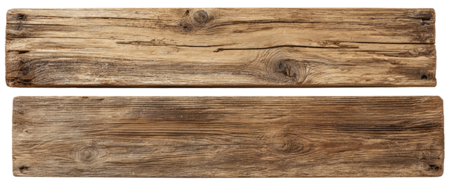 Two weathered wooden planks (1)