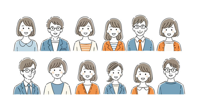 Diverse team portraits showcase professionalism and approachability for modern business branding